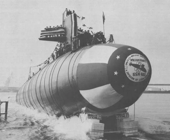 USS WILLIAM H. BATES (SSN 680) Launching