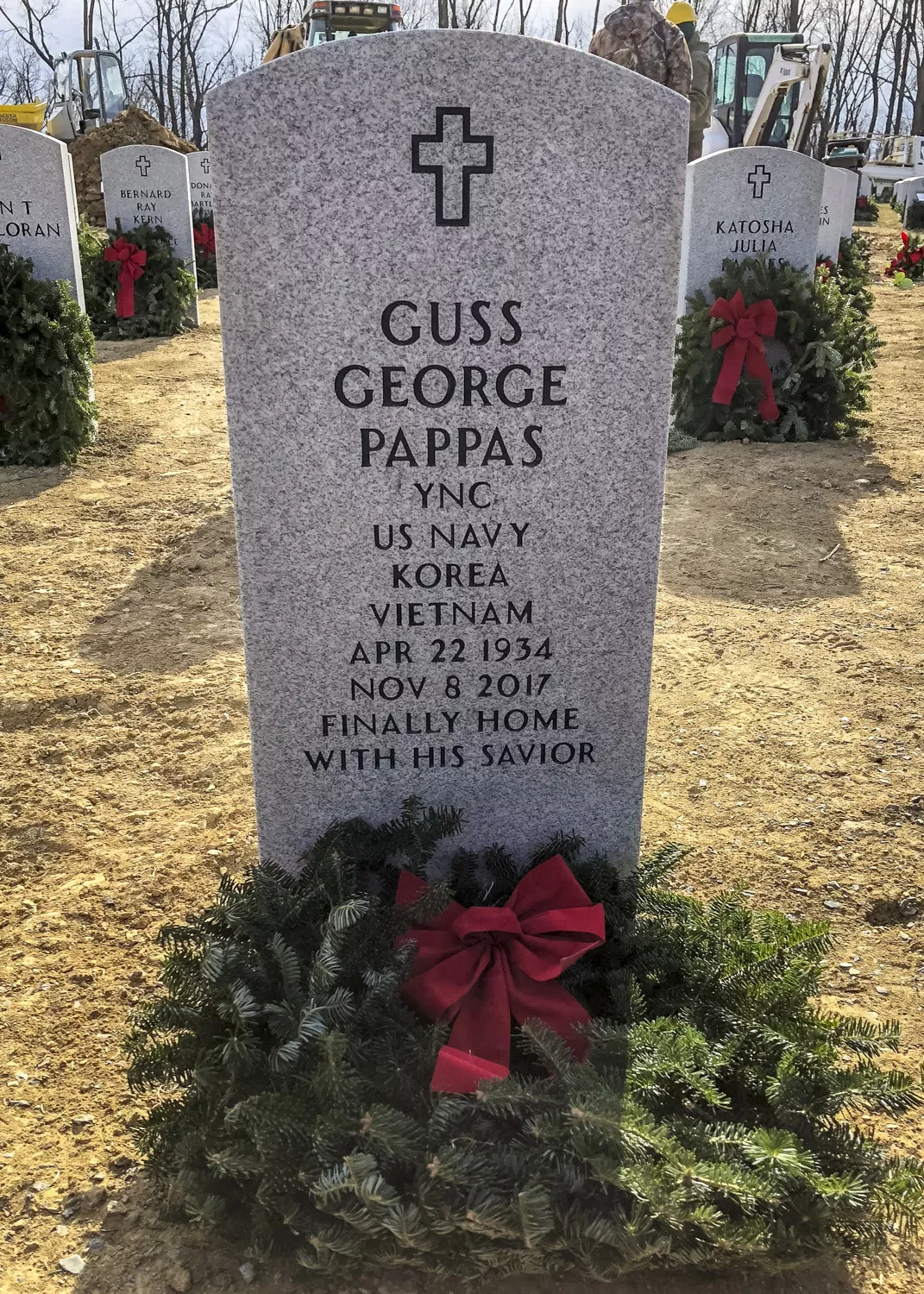 guss pappas grave fort indiantown gap national cemetary november 2018 3