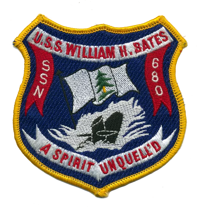 USS WILLIAM H. BATES (SSN 680) Patch