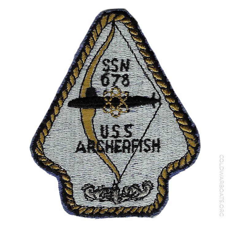 USS ARCHERFISH (SSN 678) Patch